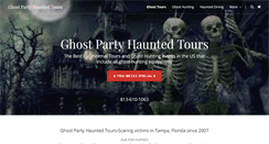 Desktop Screenshot of ghost-party.com